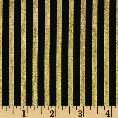 Metallic Stripes Fabric 